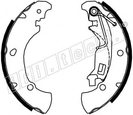 fri.tech. 17378 Brake Shoe Set
